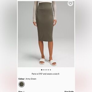 Lululemon Nulu Slim Fit HR Skirt